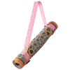 Hamsa Tragegurt Devi in Pink, handgemacht in Mysore, für YogamattenvHamsa Tragegurt Devi in Pink, handgemacht in Mysore, für Yogamatten