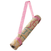 Handgemachter Hamsa Yogamatten-Gurt Devi Pink – robust und stilvoll