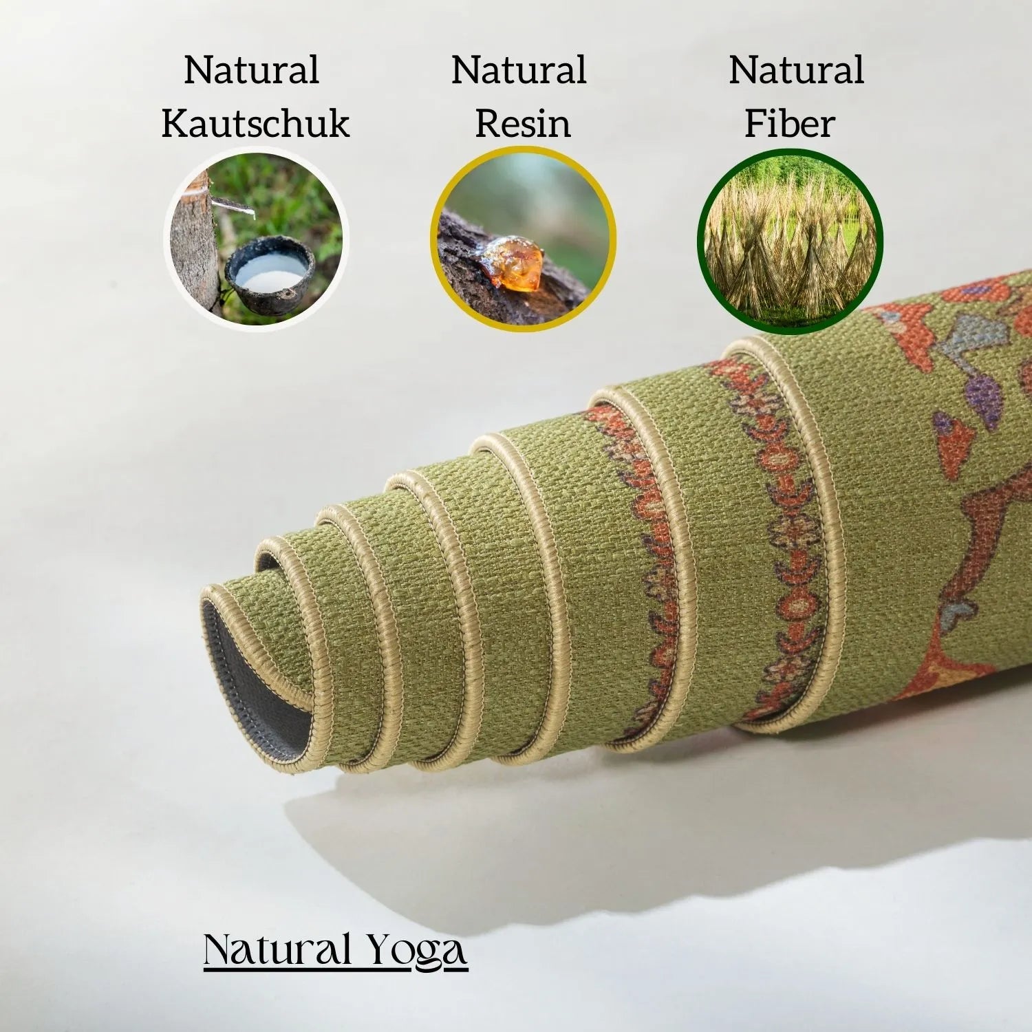 Premium Yogamatte mit gutem Halt für Yoga
