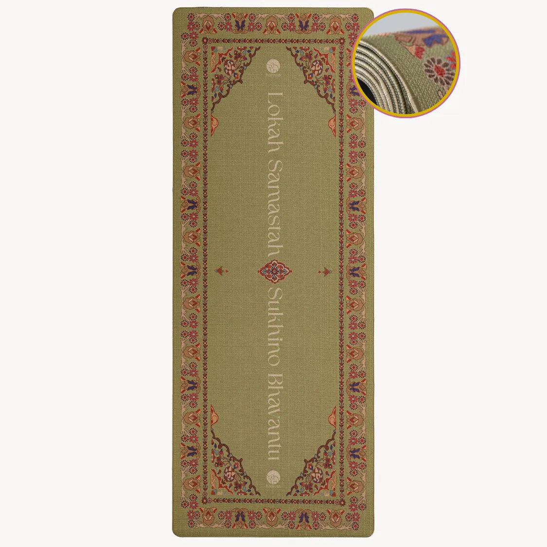 Rutschfeste Yogamatte Lokah Classic mit Mantra