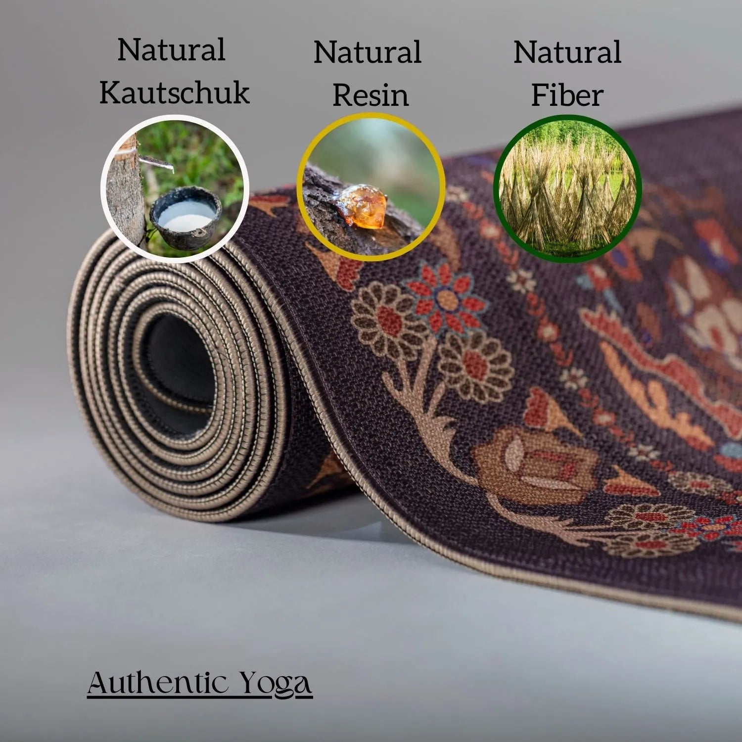 Nachhaltige Yogamatte aus Naturkautschuk